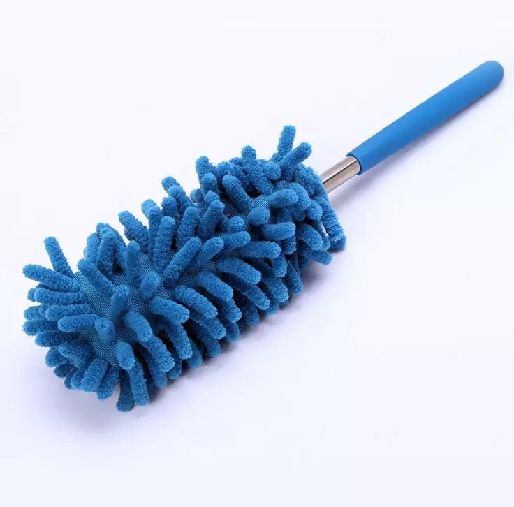 Chenille Mini Duster Продолжен бришач од нерѓосувачки челик